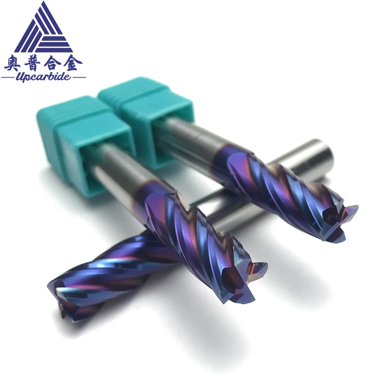4-флейтовые стальные чугуны 65HRC, общая обработка карбида вольфрама, твердые плоские квадратные концевые фрезы с синим покрытием
4-флейтовые стальные чугуны 65HRC, общая обработка карбида вольфрама, твердые плоские квадратные концевые фрезы с синим покрытием