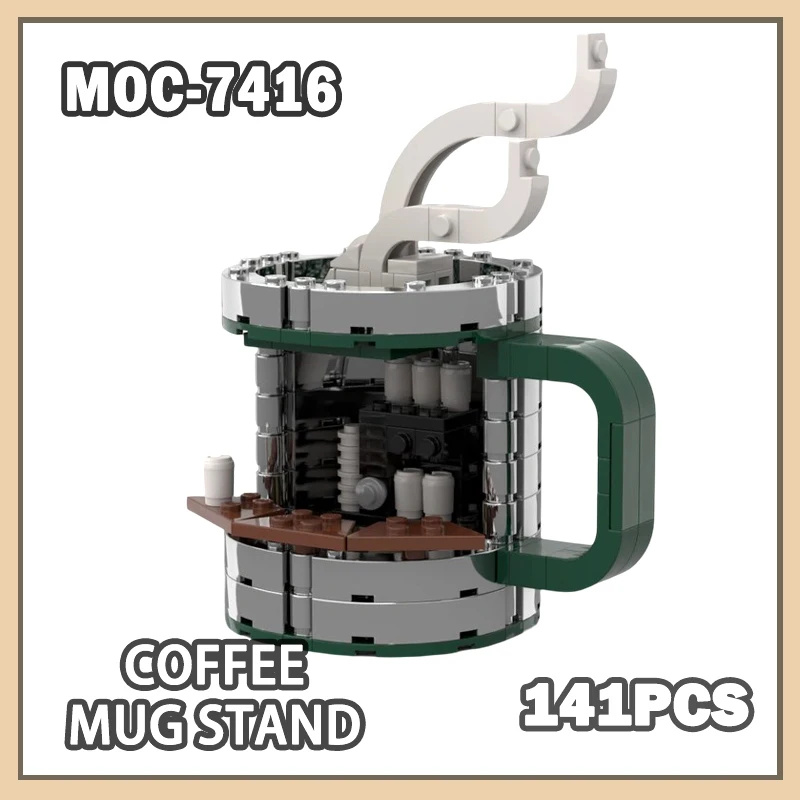 MOC-7416 подставка для кофейной кружки, строительный блок, модель кирпича, эстетическая красота, частицы для начинающих, миниатюрные DIY изысканные украшения, 141 шт.
MOC-7416 подставка для кофейной кружки, строительный блок, модель кирпича, эстетическая красота, частицы для начинающих, миниатюрные DIY изысканные украшения, 141 шт.