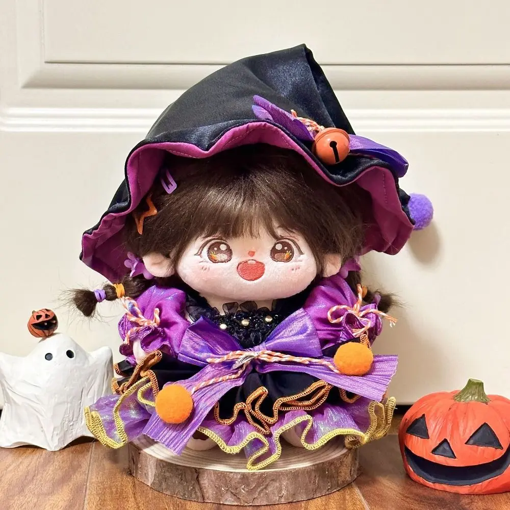 Pumpkin Cotton Doll Witch Clothes Set Bow Kawaii Cotton Doll Halloween Suit Fashion Dress Up Plush Dolls Clothes Children's Gift
Pumpkin Cotton Doll Witch Clothes Set Bow Kawaii Cotton Doll Halloween Suit Fashion Dress Up Plush Dolls Clothes Children's Gift