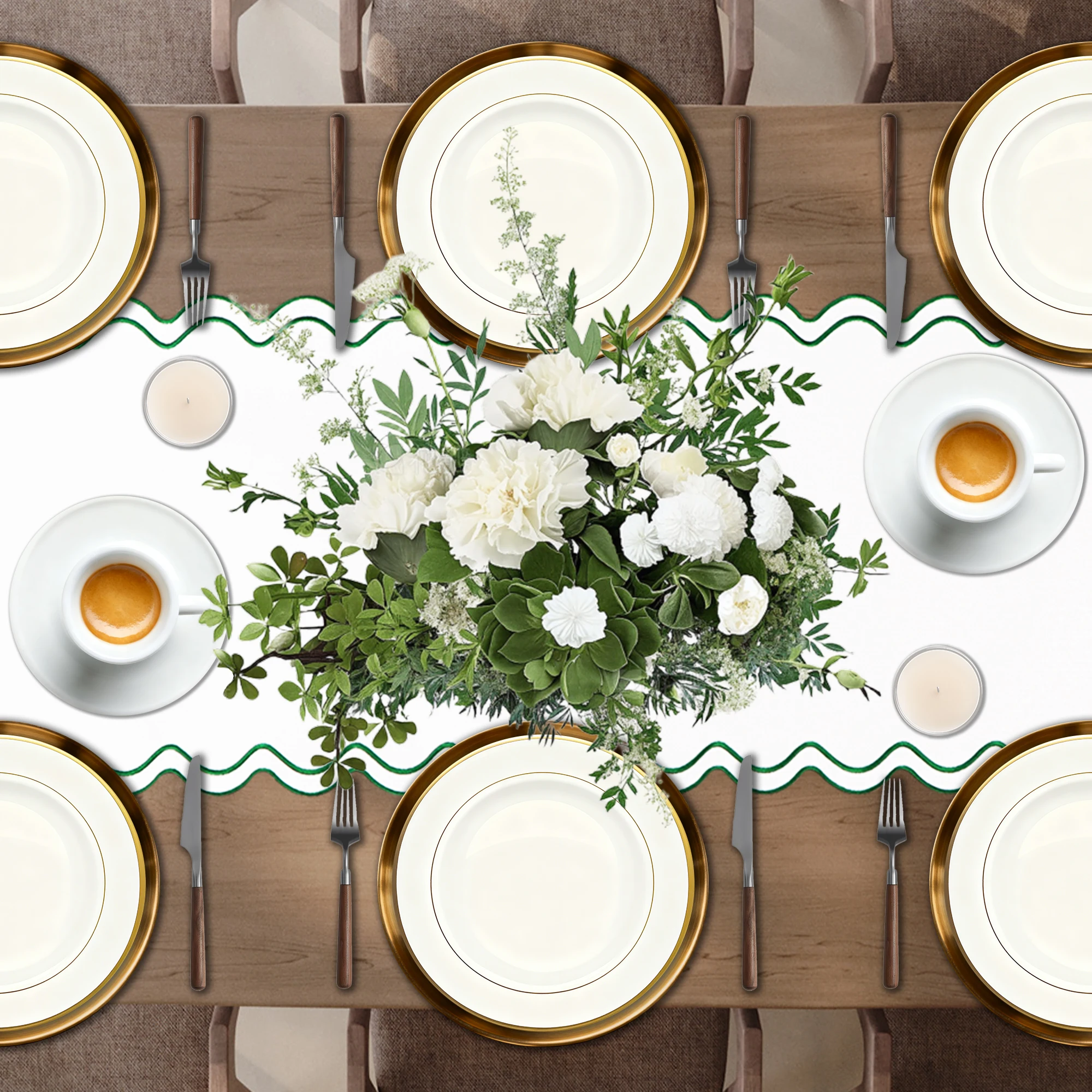 Скатерть с зубчатым краем, 72-дюймовая дорожка для стола из водостойкой ткани с вышивкой, декор для крышки кабины фермерского дома
Скатерть с зубчатым краем, 72-дюймовая дорожка для стола из водостойкой ткани с вышивкой, декор для крышки кабины фермерского дома