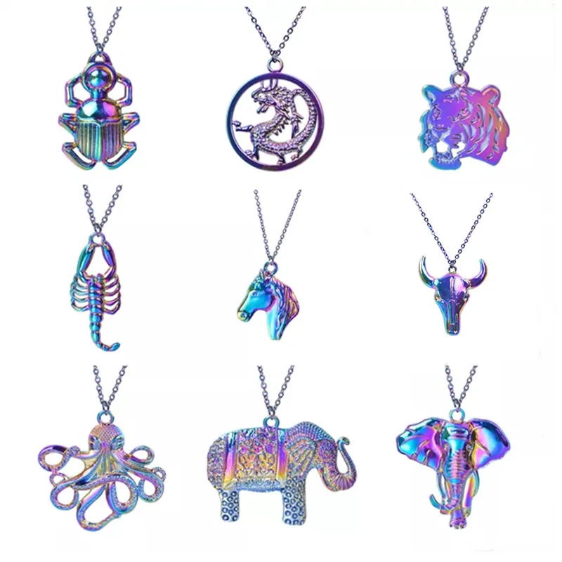 Animal Elephant Octopus Tiger Pendant Necklace For Women Men Necklaces Punk Accessories Chain Neck Dragon Turtle Scorpion Choker
Animal Elephant Octopus Tiger Pendant Necklace For Women Men Necklaces Punk Accessories Chain Neck Dragon Turtle Scorpion Choker