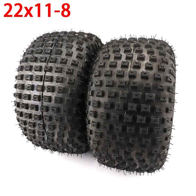 2 PCS 8 Inch Anti-Slip Tires 22x11-8 Tubeless Tires for ATV Quad Bike Dirt Bike Lawn Vehicle Lawn Mower Modification Accessories
2 PCS 8 Inch Anti-Slip Tires 22x11-8 Tubeless Tires for ATV Quad Bike Dirt Bike Lawn Vehicle Lawn Mower Modification Accessories
