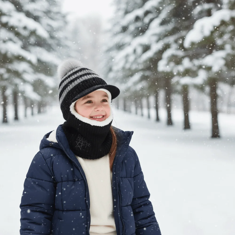 Thermal 2 In 1 Thick Knit Beanie Lightweight Ear Protection Balaclava Pompom Fleece Lined Warm Neck Warmer Hat Hiking
Thermal 2 In 1 Thick Knit Beanie Lightweight Ear Protection Balaclava Pompom Fleece Lined Warm Neck Warmer Hat Hiking