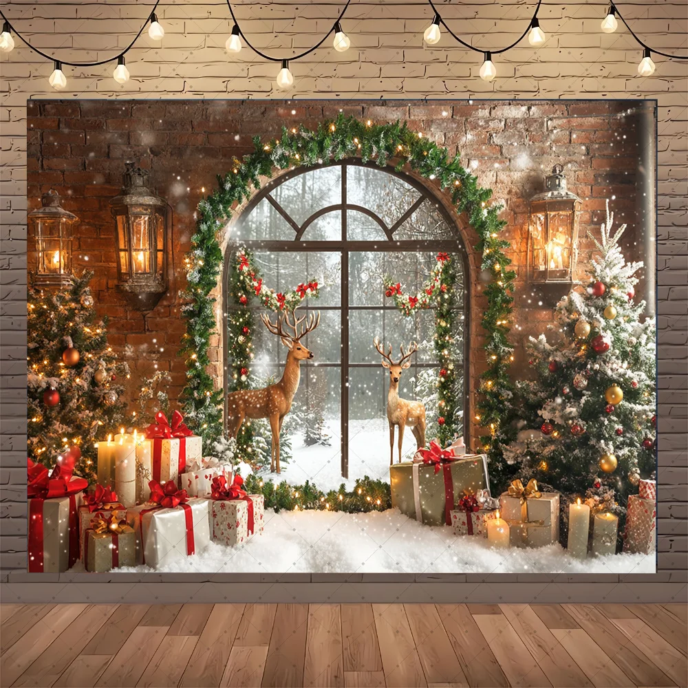 Christmas Photography Backdrop Xmas Tree Fireplace Gift Winter Window Family Kids Party Christmas Decoration Photo Background
Christmas Photography Backdrop Xmas Tree Fireplace Gift Winter Window Family Kids Party Christmas Decoration Photo Background