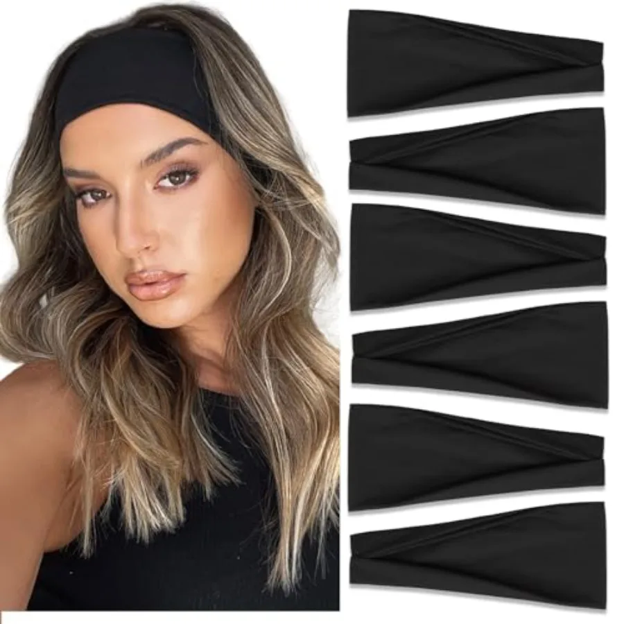 Black Headbands for Women Hair Bands for Women's Hair Non Slip Women Thick Headband Stretchy Sweat Bands Headbands for Yoga Wor
Black Headbands for Women Hair Bands for Women's Hair Non Slip Women Thick Headband Stretchy Sweat Bands Headbands for Yoga Wor