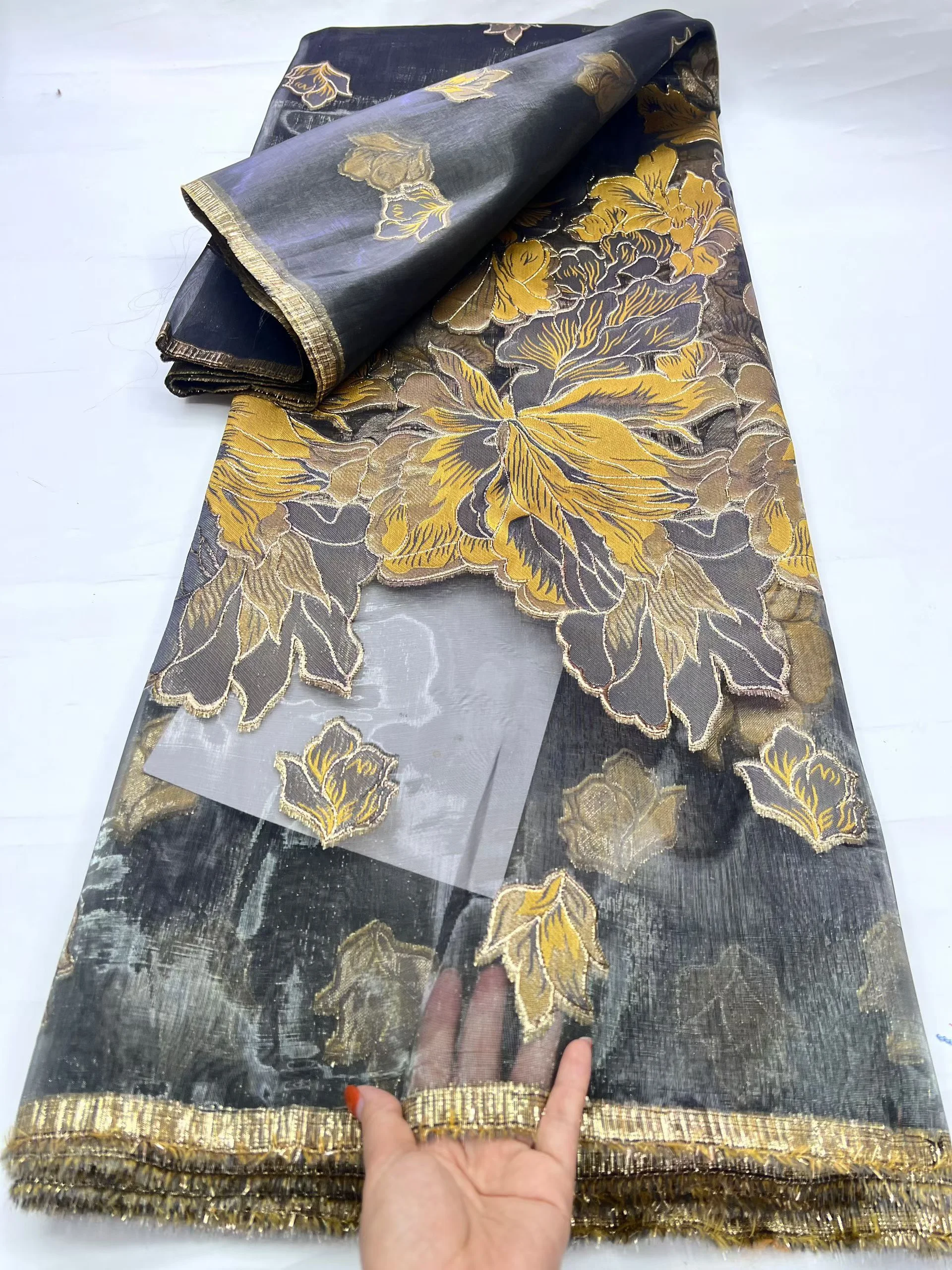 Brocade Jacquard Lace Fabric African Gilded Lace 2026 New High Quality Damask Lace Fabric Luxury for Women Party Dresses 5Yards
Brocade Jacquard Lace Fabric African Gilded Lace 2026 New High Quality Damask Lace Fabric Luxury for Women Party Dresses 5Yards