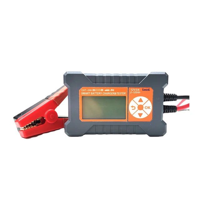 Car Vehicle Battery Tester 12V 12 V 12-volt 3A 2-120 AH Voltage Charge Full Automotive Charging Diagnostics
Car Vehicle Battery Tester 12V 12 V 12-volt 3A 2-120 AH Voltage Charge Full Automotive Charging Diagnostics