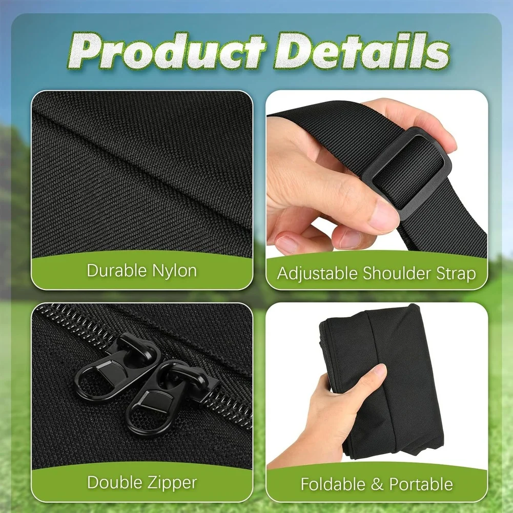 1 Piece Black 600D Nylon Carry Bag With Adjustable Strap For Ladder Toss Game Set Portable Outdoor Storage Case
1 Piece Black 600D Nylon Carry Bag With Adjustable Strap For Ladder Toss Game Set Portable Outdoor Storage Case