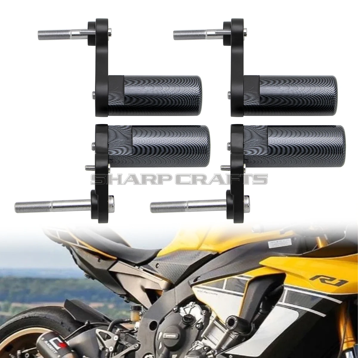 Motorcycle No Cut Frame Sliders Crash Falling Protection For YAMAHA YZF R1 YZF1000 YZF-R1 2009 2010 2011 2012 2013 2014 2015
Motorcycle No Cut Frame Sliders Crash Falling Protection For YAMAHA YZF R1 YZF1000 YZF-R1 2009 2010 2011 2012 2013 2014 2015