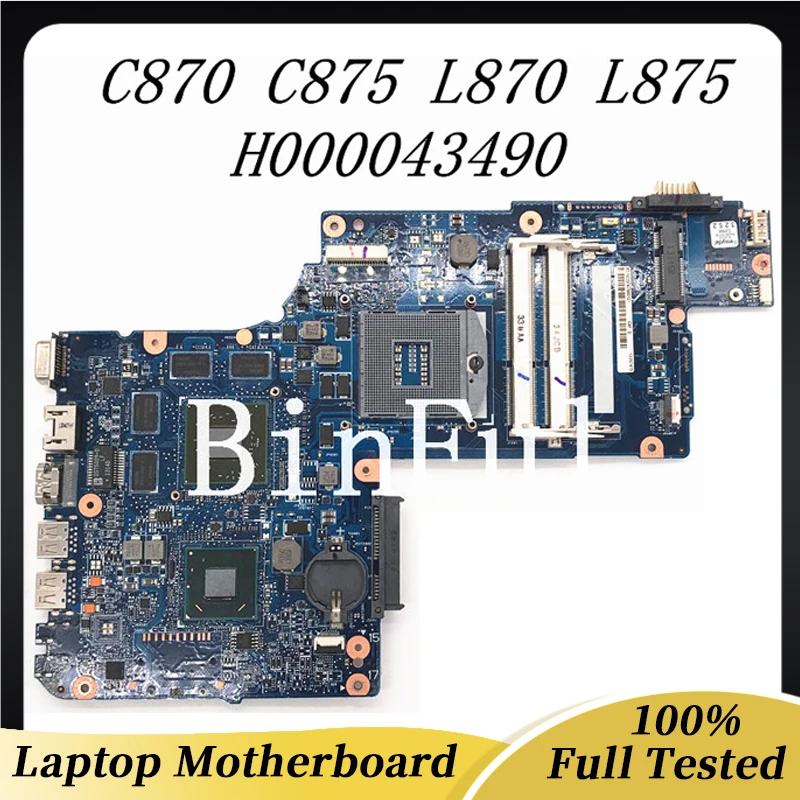 Материнская плата DDR3 SLJ8E HM76 100% для Toshiba C870, C875, L870, L875, H000043490, полностью Исправная
Материнская плата DDR3 SLJ8E HM76 100% для Toshiba C870, C875, L870, L875, H000043490, полностью Исправная
