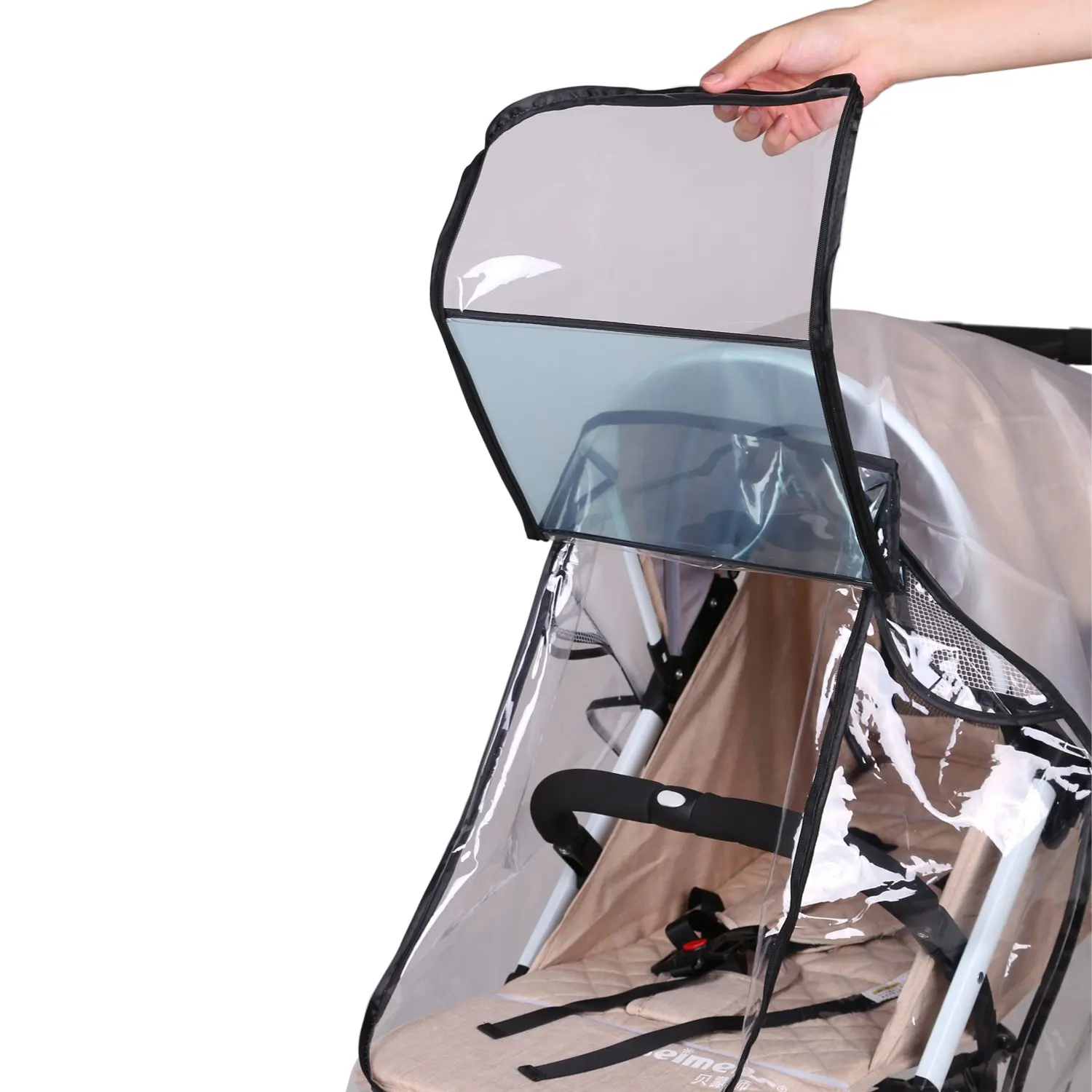 Stroller Rain Cover Universal, Baby Travel Weather Shield, Windproof Waterproof, Protect From Dust Snow 
Stroller Rain Cover Universal, Baby Travel Weather Shield, Windproof Waterproof, Protect From Dust Snow