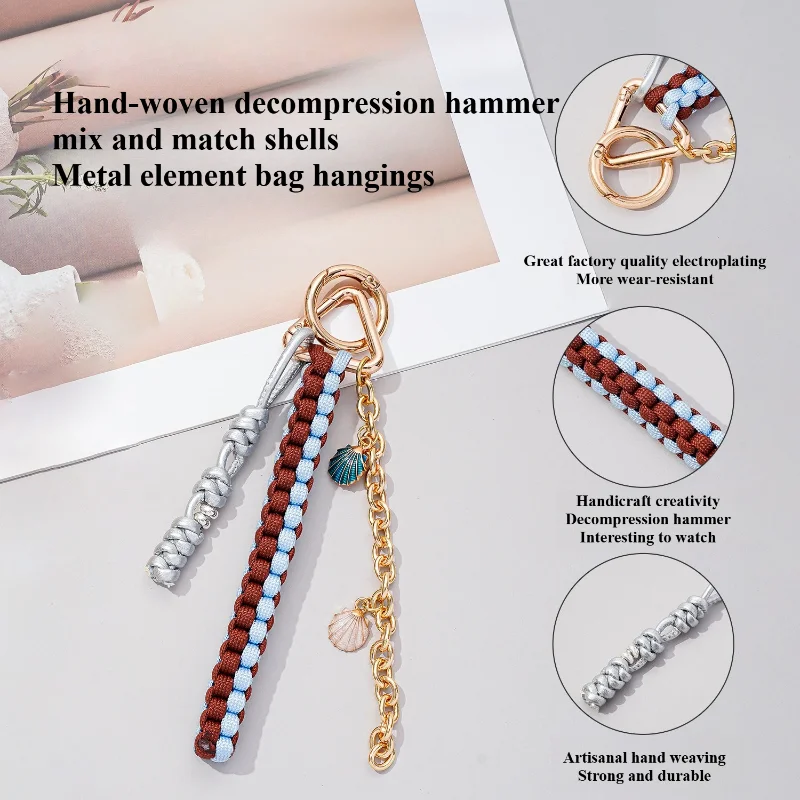 2025 New Shell Hand-woven Women's Bag Hanging Decoration High Quality Bag Pendant Ins Wind Decorative Accessories
2025 New Shell Hand-woven Women's Bag Hanging Decoration High Quality Bag Pendant Ins Wind Decorative Accessories