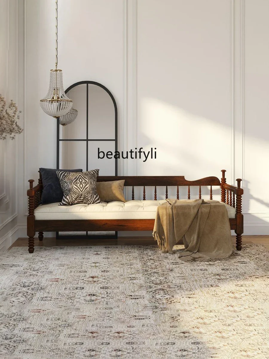 YH13 French Retro Solid Wood Sofa Single Double Sofa American Leisure Chair Living Room Sofa
YH13 French Retro Solid Wood Sofa Single Double Sofa American Leisure Chair Living Room Sofa