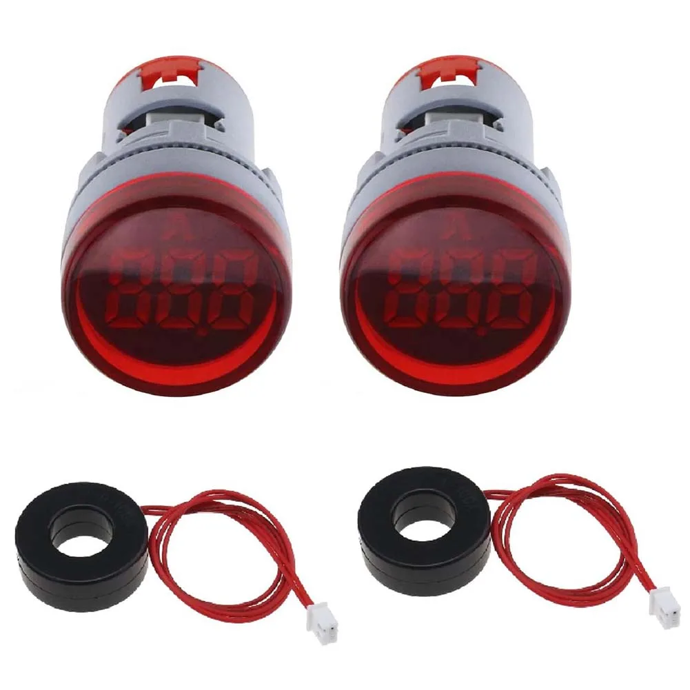 2pcs LED Digital AC Ammeter AD16-22AM Round AC Current Monitor Tester For Signal Display Current Indicator Communication
2pcs LED Digital AC Ammeter AD16-22AM Round AC Current Monitor Tester For Signal Display Current Indicator Communication