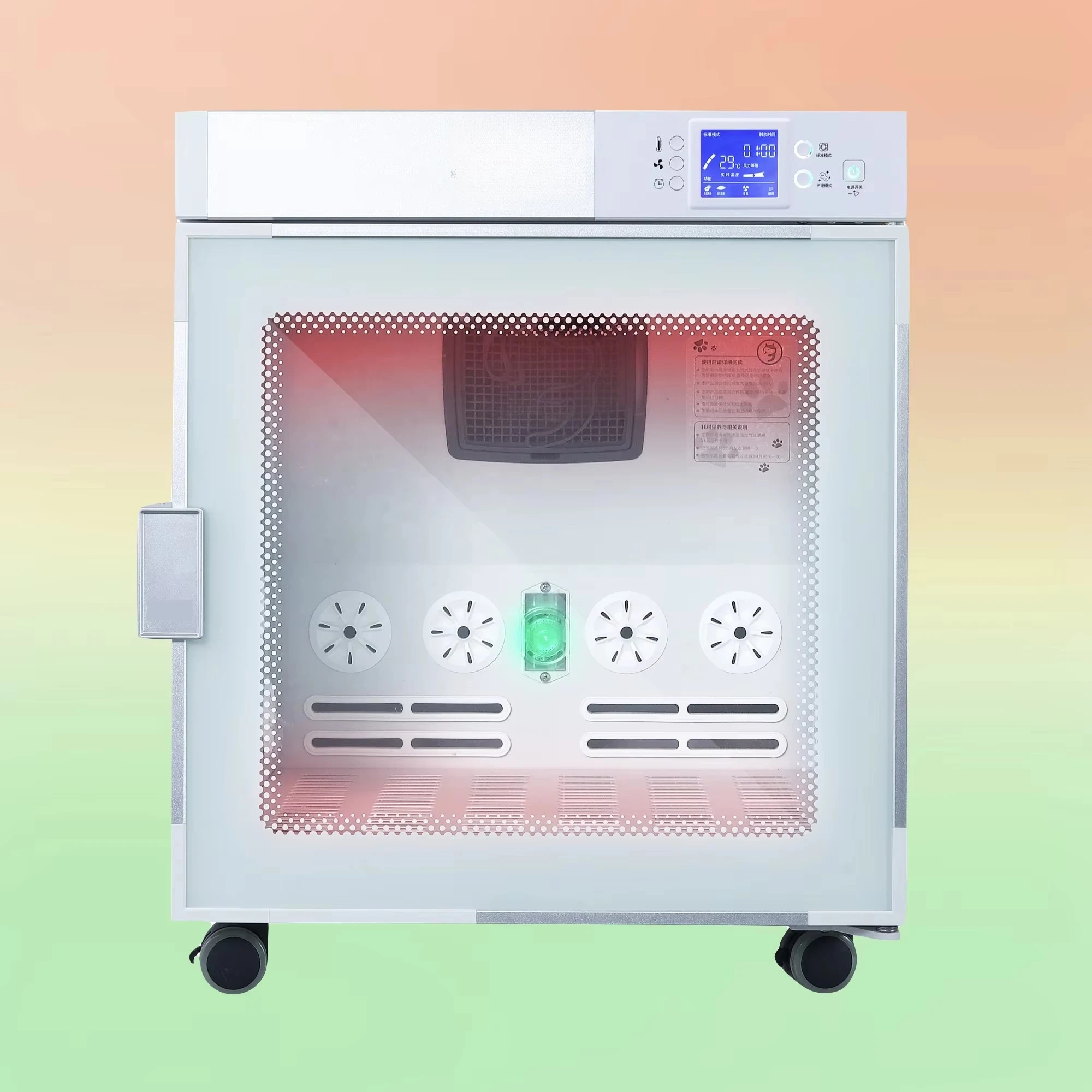 Petsproofing Full-automatic Professional Pet Cat Dog Grooming Hair Stand Dry Room Dryer Machine Cabinet
Petsproofing Full-automatic Professional Pet Cat Dog Grooming Hair Stand Dry Room Dryer Machine Cabinet