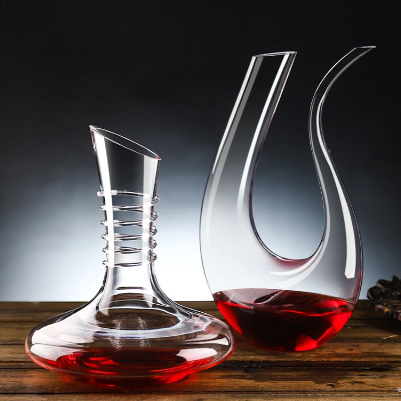 Crystal Glass Wine Decanter Luxury Red Wine Carafe Aerating Decanter with Lid Home Bar Wine Pouring Server
Crystal Glass Wine Decanter Luxury Red Wine Carafe Aerating Decanter with Lid Home Bar Wine Pouring Server