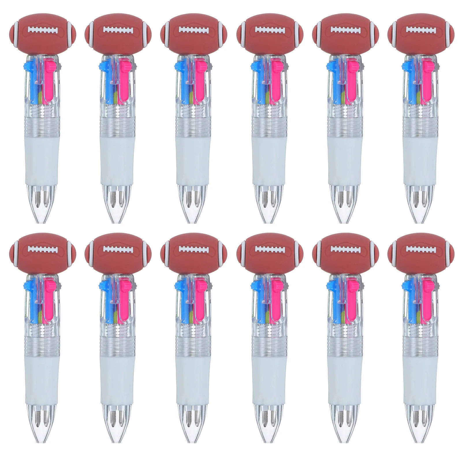 12Pcs Football Shape Ballpoint Pens Multicolor Mini Sports Pens Birthday Party Favors School Stationery Cartoon Cute Smooth
12Pcs Football Shape Ballpoint Pens Multicolor Mini Sports Pens Birthday Party Favors School Stationery Cartoon Cute Smooth