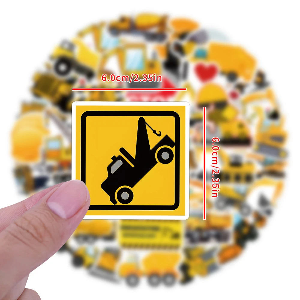 10/30/55pcs Cartoon Construction Vehicle Car Stickers Excavator Road Roller Decal Scrapbook Laptop Phone Sticker Decoration Toy
10/30/55pcs Cartoon Construction Vehicle Car Stickers Excavator Road Roller Decal Scrapbook Laptop Phone Sticker Decoration Toy