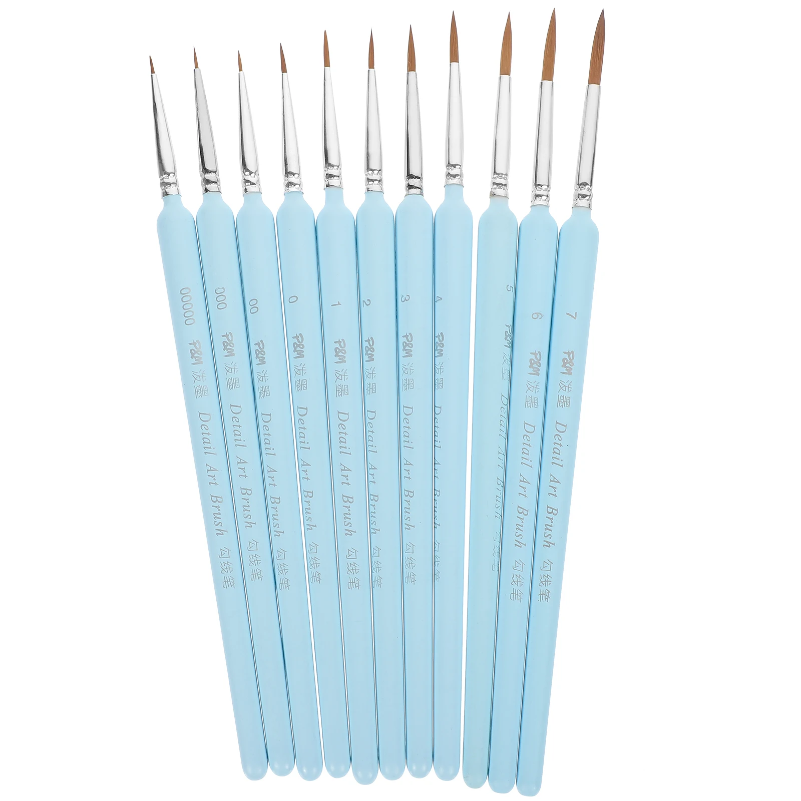11pcs Brushes Set Fine Detail Paint Brushes for Watercolor Oil Gouache Acrylic Painting Miniature Supplies
11pcs Brushes Set Fine Detail Paint Brushes for Watercolor Oil Gouache Acrylic Painting Miniature Supplies