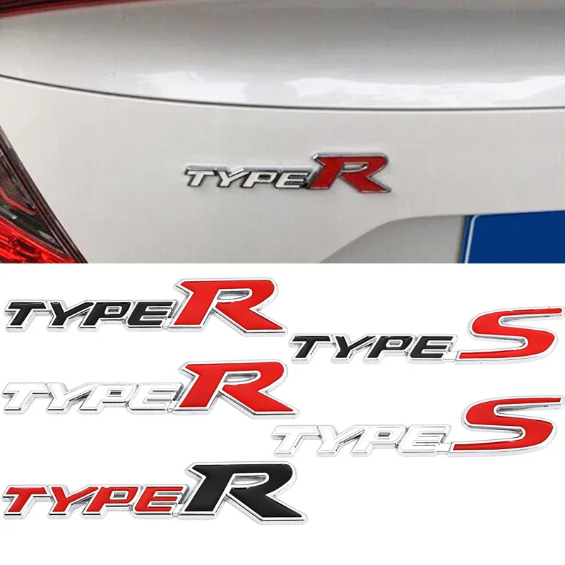 3D Metal Type S Type R Car Front Grill Rear Trunk Emblem Badge Sticker Decal For Honda Civic Typer TypeS CRV HRV Accord Fit City
3D Metal Type S Type R Car Front Grill Rear Trunk Emblem Badge Sticker Decal For Honda Civic Typer TypeS CRV HRV Accord Fit City