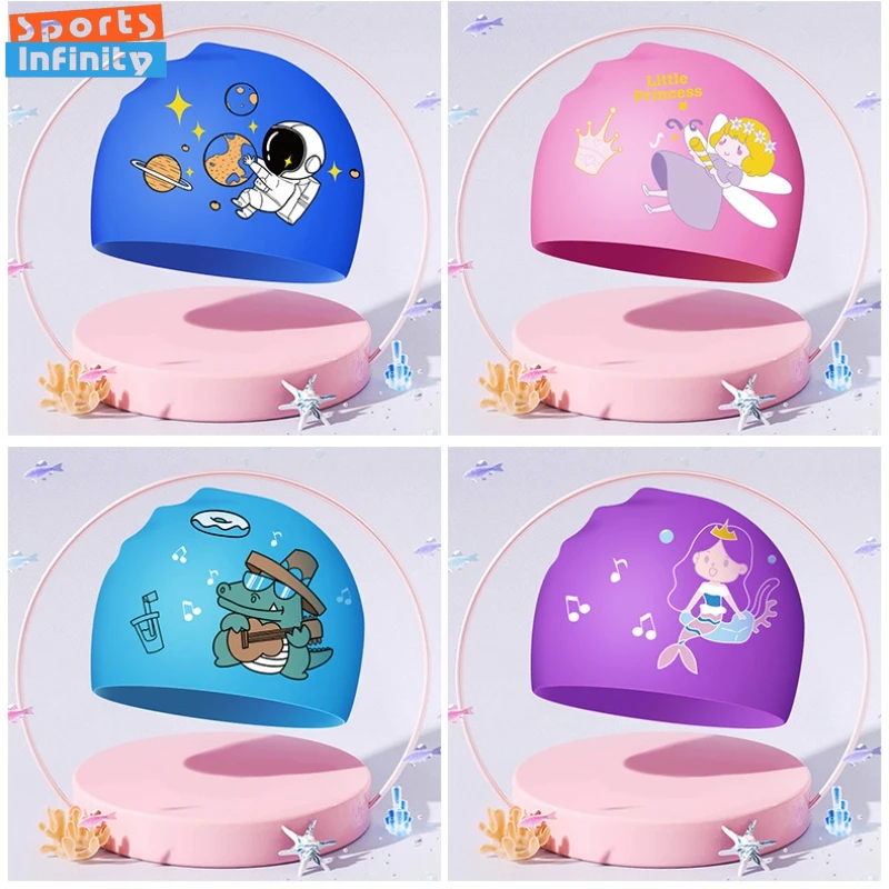 Детские шапочки для плавания, силиконовые водонепроницаемые модные милые шапочки для плавания с принтом, детская шапочка для плавания с героями мультфильмов, профессиональная шапочка для плавания
Детские шапочки для плавания, силиконовые водонепроницаемые модные милые шапочки для плавания с принтом, детская шапочка для плавания с героями мультфильмов, профессиональная шапочка для плавания