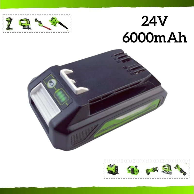 For Greenworks The product is 100% brand new Greenworks 24V 6.0Ah Lithium-ion Battery (Greenworks Battery)
For Greenworks The product is 100% brand new Greenworks 24V 6.0Ah Lithium-ion Battery (Greenworks Battery)
