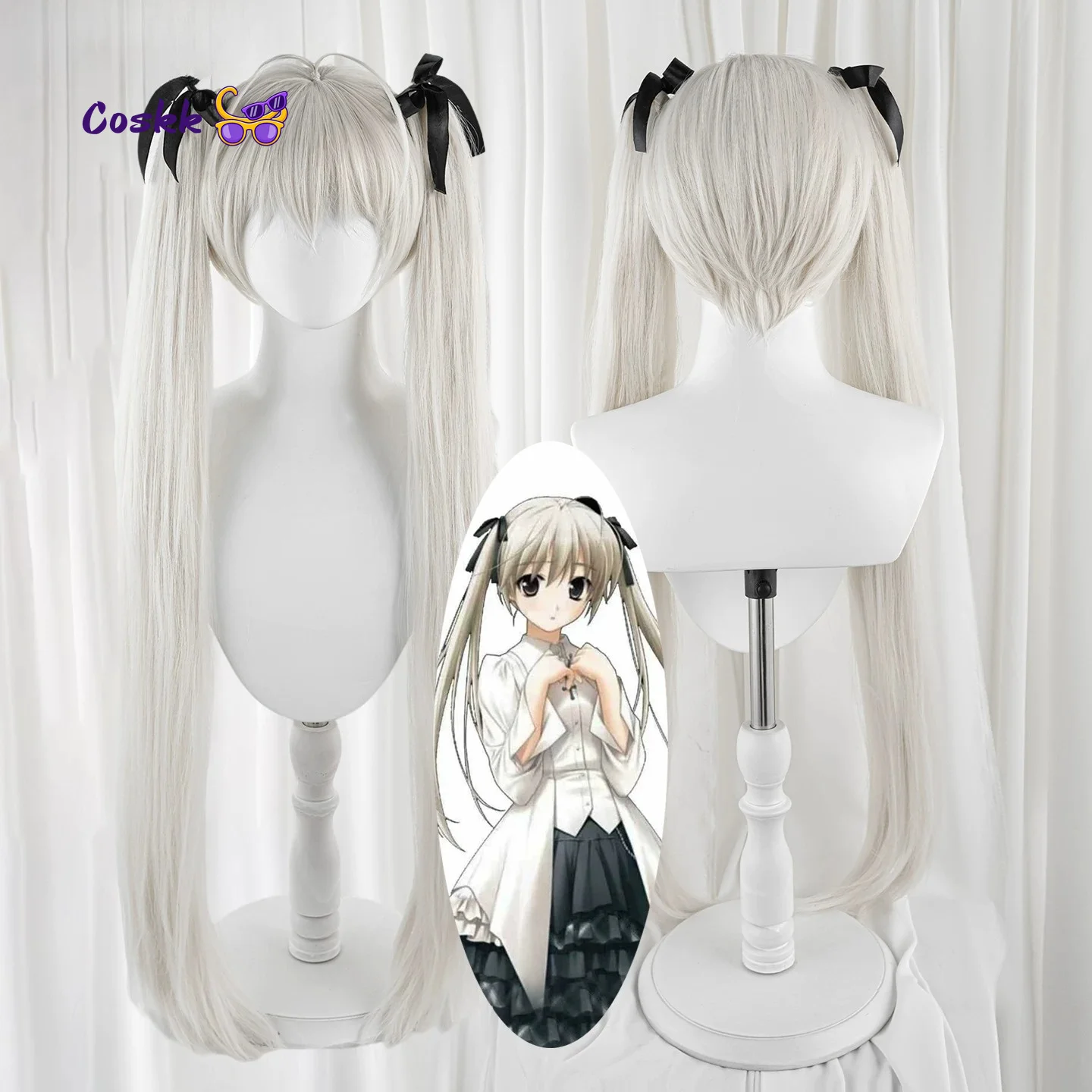 Sora Kasugano Haru Kasugano Cosplay wig black bow Double ponytail tiger clip Cos accessories props
Sora Kasugano Haru Kasugano Cosplay wig black bow Double ponytail tiger clip Cos accessories props