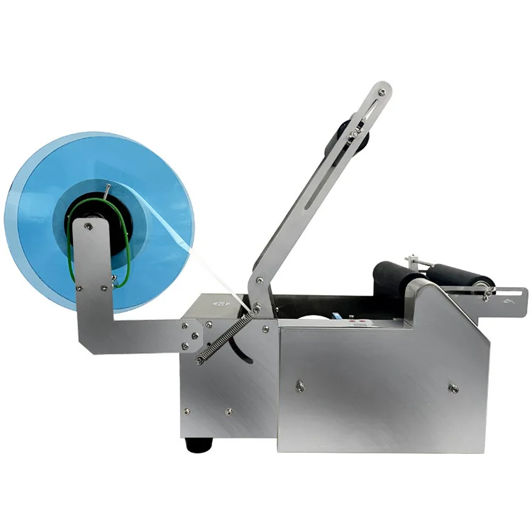 Round Bottle Labeling Machine Semi-Automatic Label Dispenser
Round Bottle Labeling Machine Semi-Automatic Label Dispenser