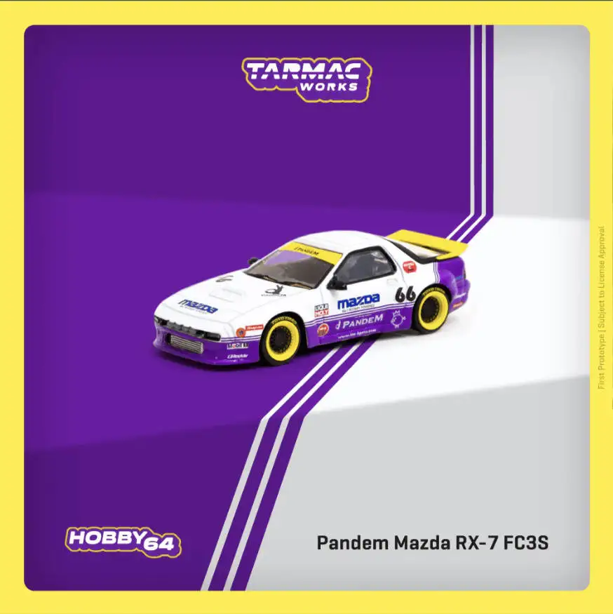 Tarmac Works Hobby64 1:64 Pandem Mazda RX-7 FC3S #66 Diecast Car Model In Stock Ready To Ship
Tarmac Works Hobby64 1:64 Pandem Mazda RX-7 FC3S #66 Diecast Car Model In Stock Ready To Ship