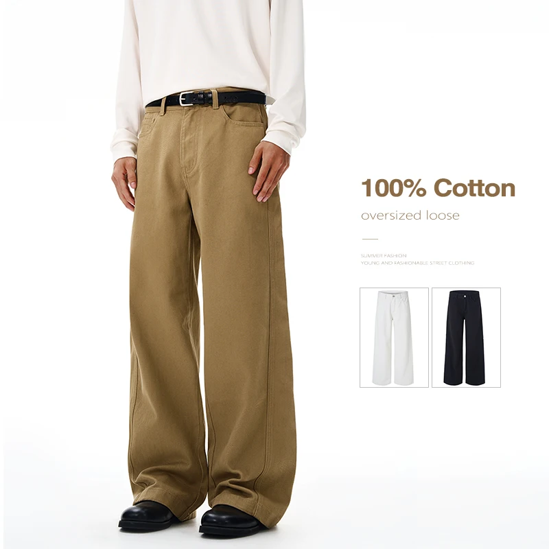 100% Cotton Men's Loose Casual Pants Autumn New Fashion Comfortable Wide-leg Oversized Trousers Streetwear White Khaki Black
100% Cotton Men's Loose Casual Pants Autumn New Fashion Comfortable Wide-leg Oversized Trousers Streetwear White Khaki Black