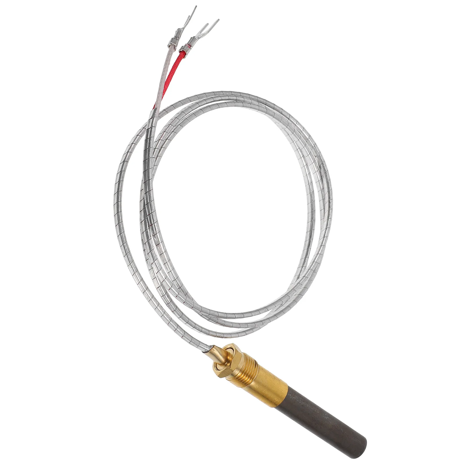 750mv Aluminum Foil Wire Thermocouple Generator for Fireplace Gas Water Heater Fryer Universal Replacement
750mv Aluminum Foil Wire Thermocouple Generator for Fireplace Gas Water Heater Fryer Universal Replacement