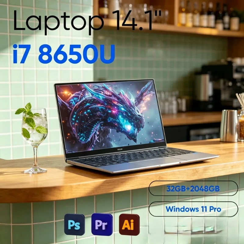 Thin Portable 14.1 Laptop Matched I7-8650U,16GB/32GB, 1920×1080 HD Display Effect, Windows 11 to Satisfy Various Daily Usage
Thin Portable 14.1 Laptop Matched I7-8650U,16GB/32GB, 1920×1080 HD Display Effect, Windows 11 to Satisfy Various Daily Usage