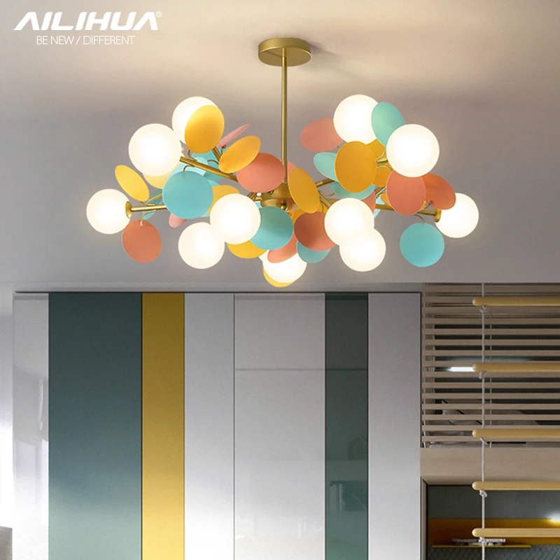 Colorful Flash New LED Modern Chandelier Lights Living Dining Room Bedroom Villa Pendant Flats Bar Aisle Indoor Lighting Lamps
Colorful Flash New LED Modern Chandelier Lights Living Dining Room Bedroom Villa Pendant Flats Bar Aisle Indoor Lighting Lamps