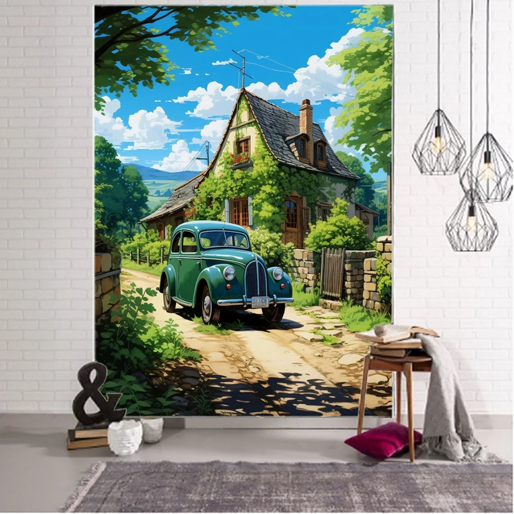 Animation car locomotive outdoor scenery background decoration tapestry Home children's room background decoration tapestry
Animation car locomotive outdoor scenery background decoration tapestry Home children's room background decoration tapestry