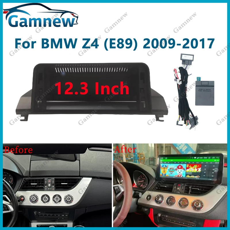 12.3 Inch Car Frame Fascia Cable Adapter Android Radio Audio Panel Kit For BMW Z4 2 (E89) 2009-2017
12.3 Inch Car Frame Fascia Cable Adapter Android Radio Audio Panel Kit For BMW Z4 2 (E89) 2009-2017