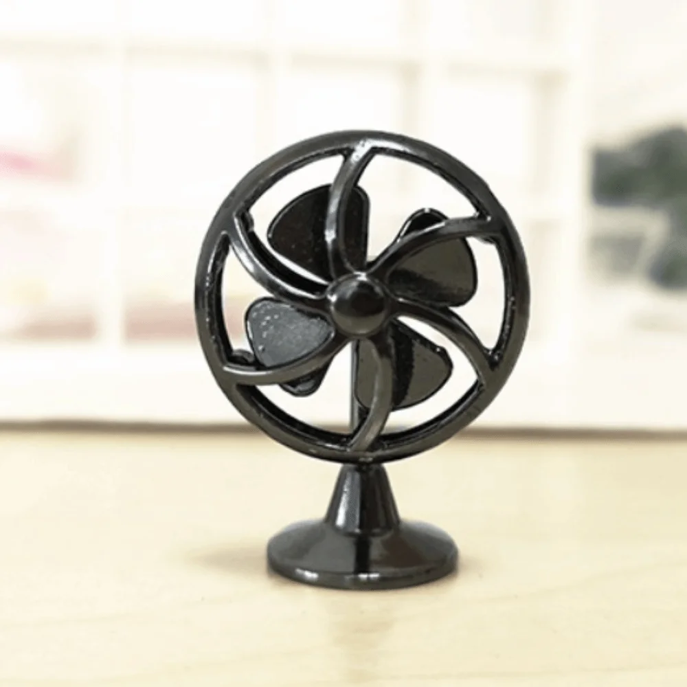 Creative 1:12 Scale Dollhouse Electric Fan Retro Vintage Fan Furniture Iron Frame 4 Fan Blades Mini Fan Model Girls Gift
Creative 1:12 Scale Dollhouse Electric Fan Retro Vintage Fan Furniture Iron Frame 4 Fan Blades Mini Fan Model Girls Gift