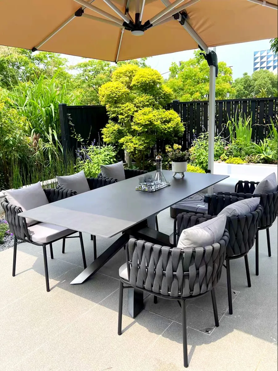 Outdoor table and chair courtyard high-end villa rock slab table garden balcony furniture outdoor leisure waterproof
Outdoor table and chair courtyard high-end villa rock slab table garden balcony furniture outdoor leisure waterproof