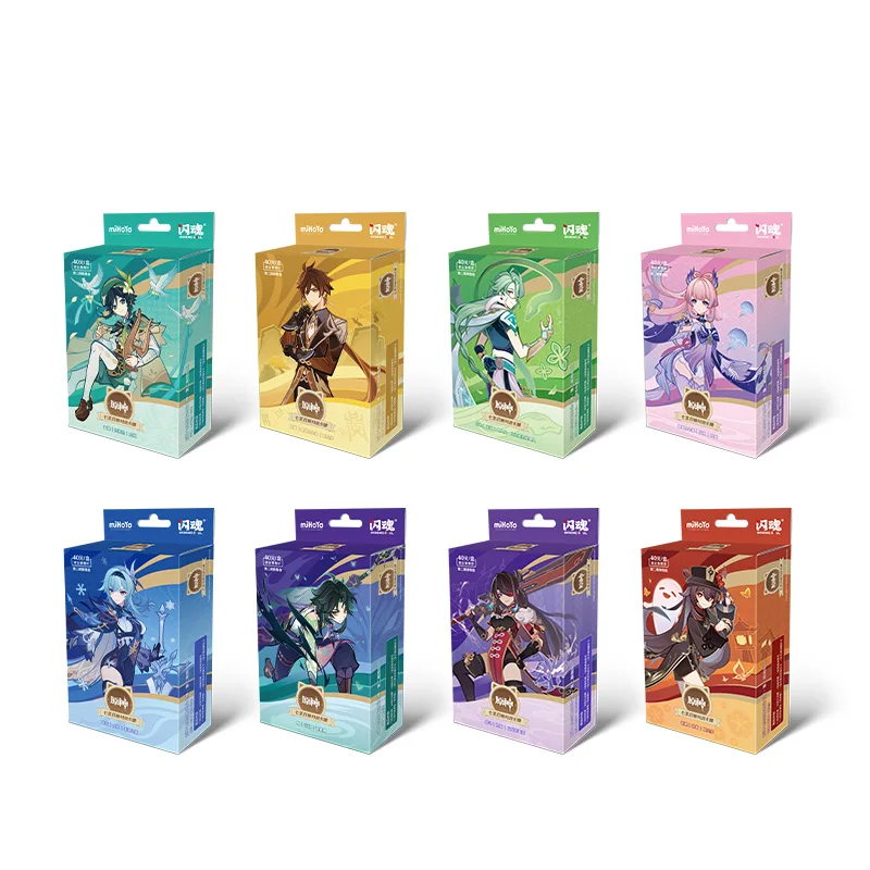 Official genuine Genshin Impact Genius Invokation TCG Cards SHININGSOUL Prebuilt Deck Set 8 Types children Collect gifts toy
Official genuine Genshin Impact Genius Invokation TCG Cards SHININGSOUL Prebuilt Deck Set 8 Types children Collect gifts toy