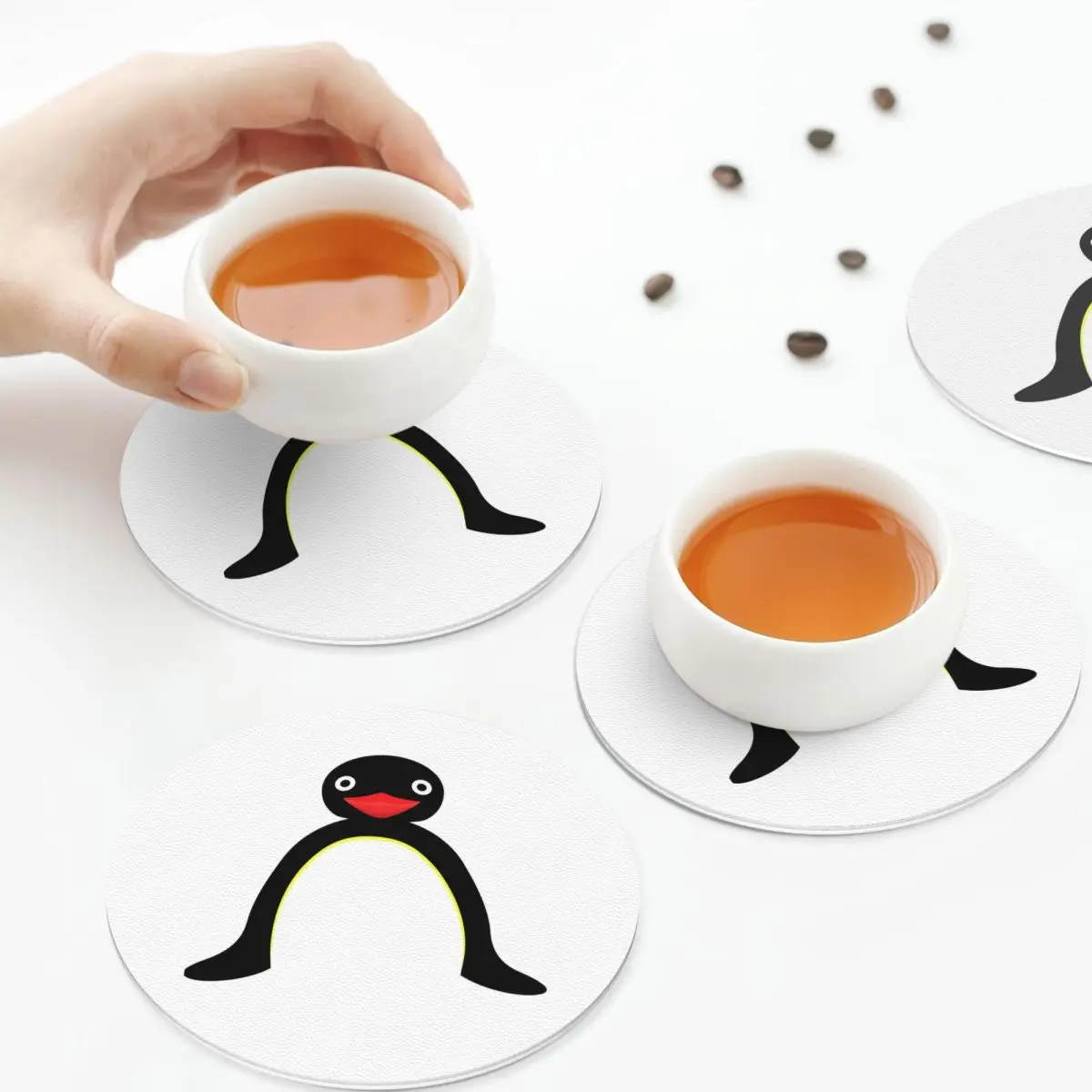 Подставки с пингвинами, кожаные салфетки, нескользящие изоляционные кофейные коврики для дома, кухни, обеденные подушечки, набор из 4 шт.
Подставки с пингвинами, кожаные салфетки, нескользящие изоляционные кофейные коврики для дома, кухни, обеденные подушечки, набор из 4 шт.