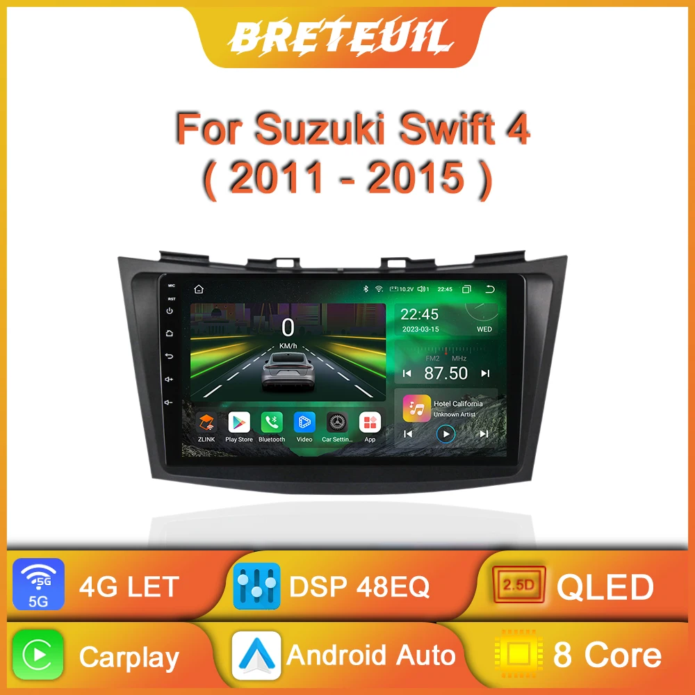 Для Suzuki Swift 4 2011 2012 2013 2014 2015 Автомобильное радио Android Мультимедиа Видеоплеер Навигация GPS Carplay Сенсорный экран Авто Стерео Интеллектуальная система
Для Suzuki Swift 4 2011 2012 2013 2014 2015 Автомобильное радио Android Мультимедиа Видеоплеер Навигация GPS Carplay Сенсорный экран Авто Стерео Интеллектуальная система