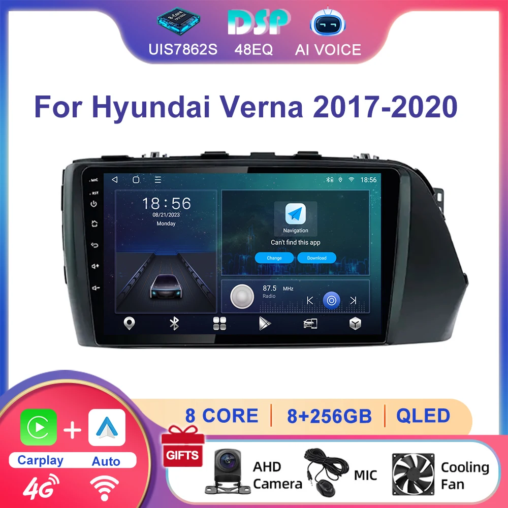 9 дюймов WIFI 4G DSP RDS BT GPS-навигатор Автомобильное аудио Android Мультимедиа Carplay с сенсорным экраном Радиоплеер для Hyundai Verna 2017 ~ 2020
9 дюймов WIFI 4G DSP RDS BT GPS-навигатор Автомобильное аудио Android Мультимедиа Carplay с сенсорным экраном Радиоплеер для Hyundai Verna 2017 ~ 2020