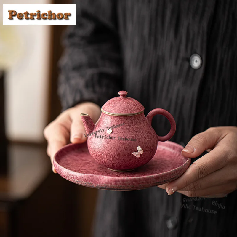 145 мл Kiln Fambe Crystal Glaze Пистолет для гвоздей Чайник Элегантный чайник для заварки чая Чайник с фильтром Чайный сервиз Горшок на подшипник Ремесло
145 мл Kiln Fambe Crystal Glaze Пистолет для гвоздей Чайник Элегантный чайник для заварки чая Чайник с фильтром Чайный сервиз Горшок на подшипник Ремесло