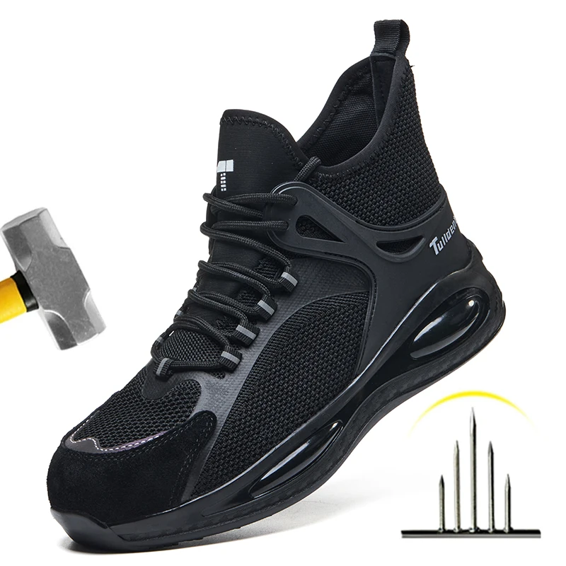 Men's Steel Toe Safety Shoes Work Boots Anti-Puncture Slip Resistant Lightweight Breathable Industrial Construction
Men's Steel Toe Safety Shoes Work Boots Anti-Puncture Slip Resistant Lightweight Breathable Industrial Construction