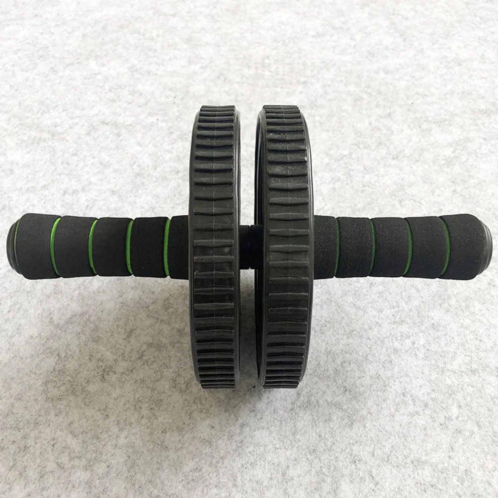 Exercise Ab Wheel Roller Non-slip Sponge Handle Dual Wheels Abdominal Roller Wheel for Workout Fitness (Black)
Exercise Ab Wheel Roller Non-slip Sponge Handle Dual Wheels Abdominal Roller Wheel for Workout Fitness (Black)