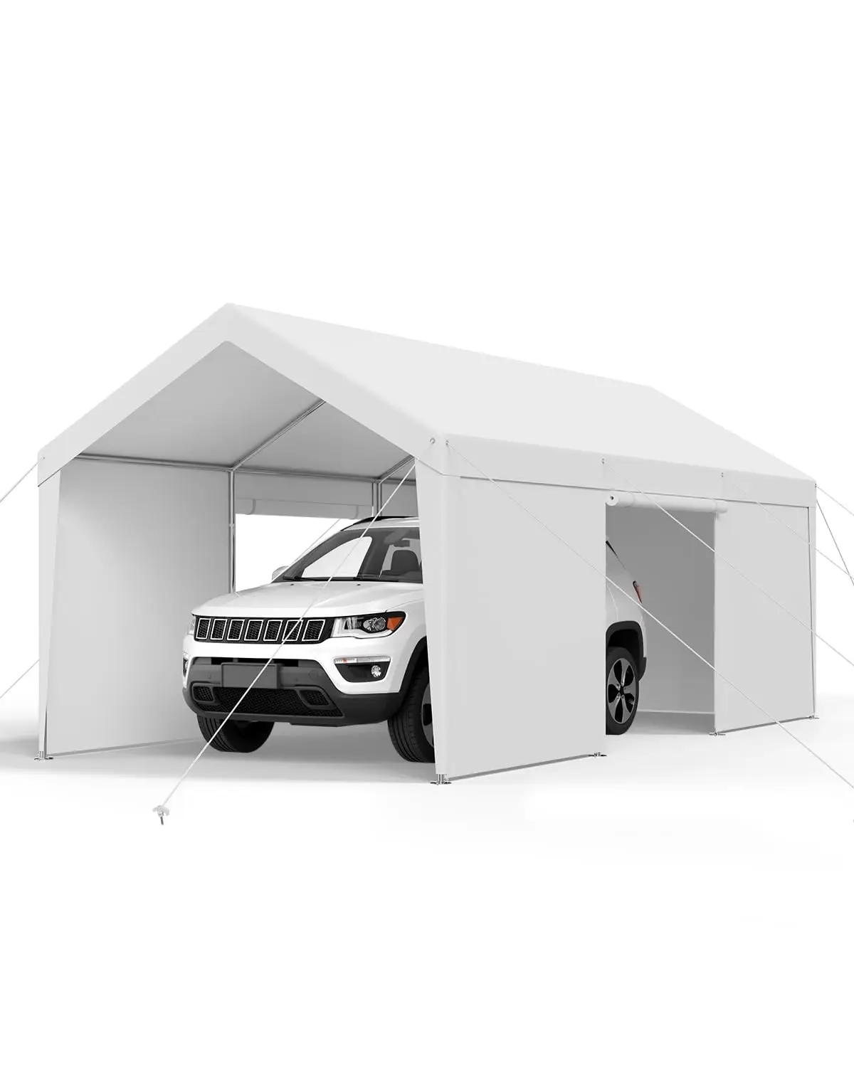 Carport, 10 x 20 FT Outdoor Car Canopy, Potable Carport with Removable Sidewalls & Door, Heavy Duty Car Shelter,, Custom
Carport, 10 x 20 FT Outdoor Car Canopy, Potable Carport with Removable Sidewalls & Door, Heavy Duty Car Shelter,, Custom