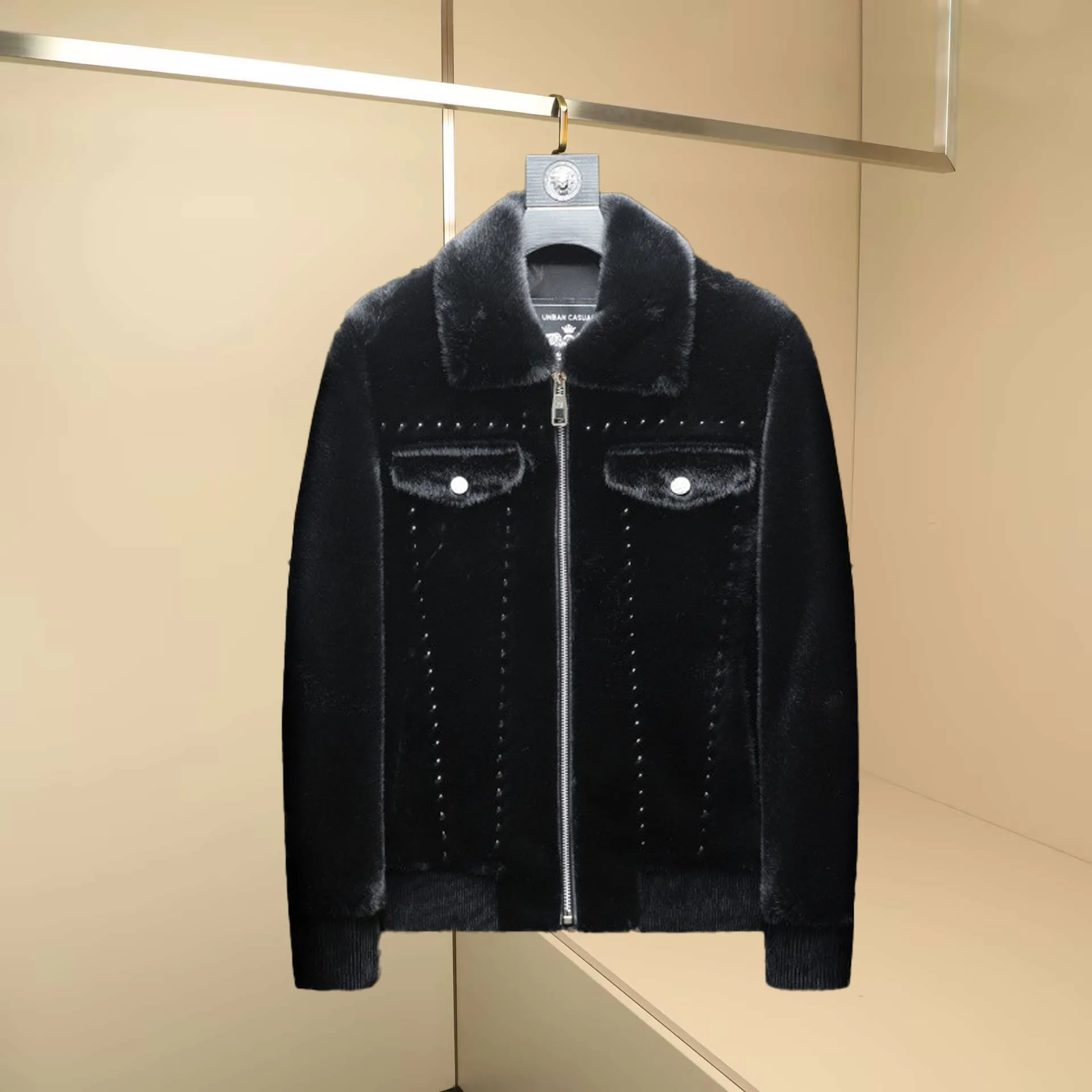 Gold Mink Velvet Thiened Inteated Fur Collar Jaet Busin Sle Winter New Arrival for Men Comfortable Warm Wear Resis...
Gold Mink Velvet Thiened Inteated Fur Collar Jaet Busin Sle Winter New Arrival for Men Comfortable Warm Wear Resis...