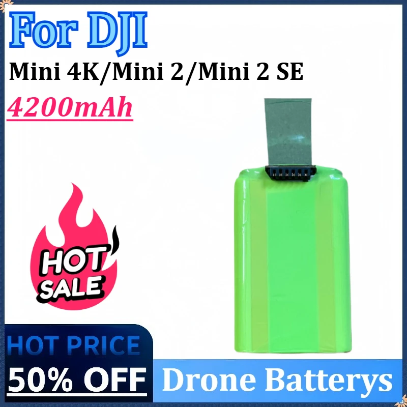 New 4200mAh Drone Battery for DJI Mini 4K / Mini 2 / Mini 2 SE / Mini SE Rechargeable Long Battery Life Battery Accessories
New 4200mAh Drone Battery for DJI Mini 4K / Mini 2 / Mini 2 SE / Mini SE Rechargeable Long Battery Life Battery Accessories