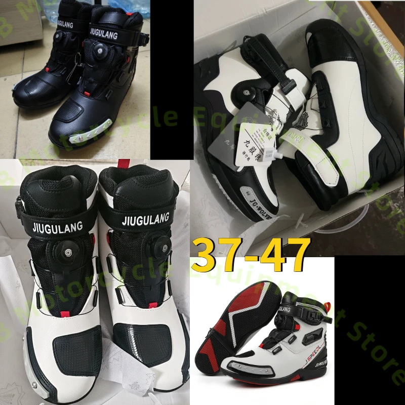 Jiugu Wolf Four Seasons Waterproof Wear-resistant Motorcycle Riding Boots Unisex Off-Road Motocross Racing Protective Shoes
Jiugu Wolf Four Seasons Waterproof Wear-resistant Motorcycle Riding Boots Unisex Off-Road Motocross Racing Protective Shoes