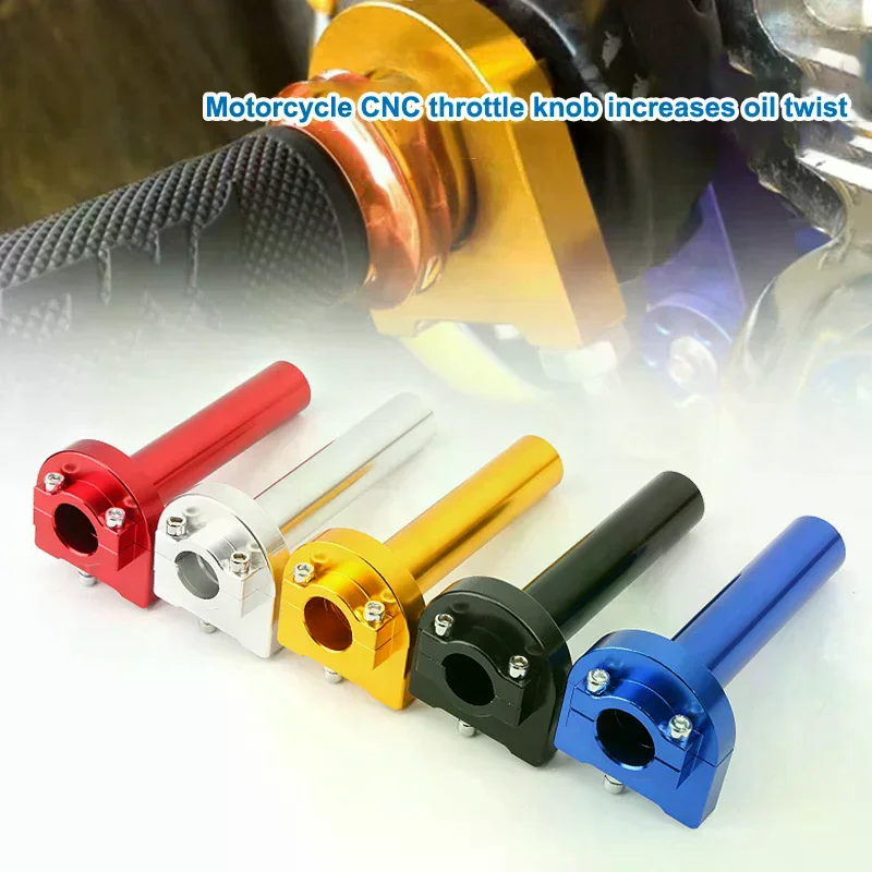 Motorcycle Throttle Grip Mod - Anti-Theft Throttle Grip - Quick Install Alloy Handle Universal For Motorcycle