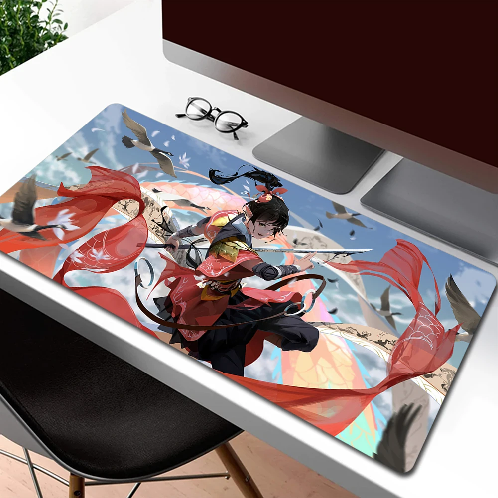 HD Print Anime Girl Mouse Pad Large Mousepad Gamer Chinese Style Gaming Mouse Mat Big Computer Desk Mat XXL Office Keyboard Pad
HD Print Anime Girl Mouse Pad Large Mousepad Gamer Chinese Style Gaming Mouse Mat Big Computer Desk Mat XXL Office Keyboard Pad